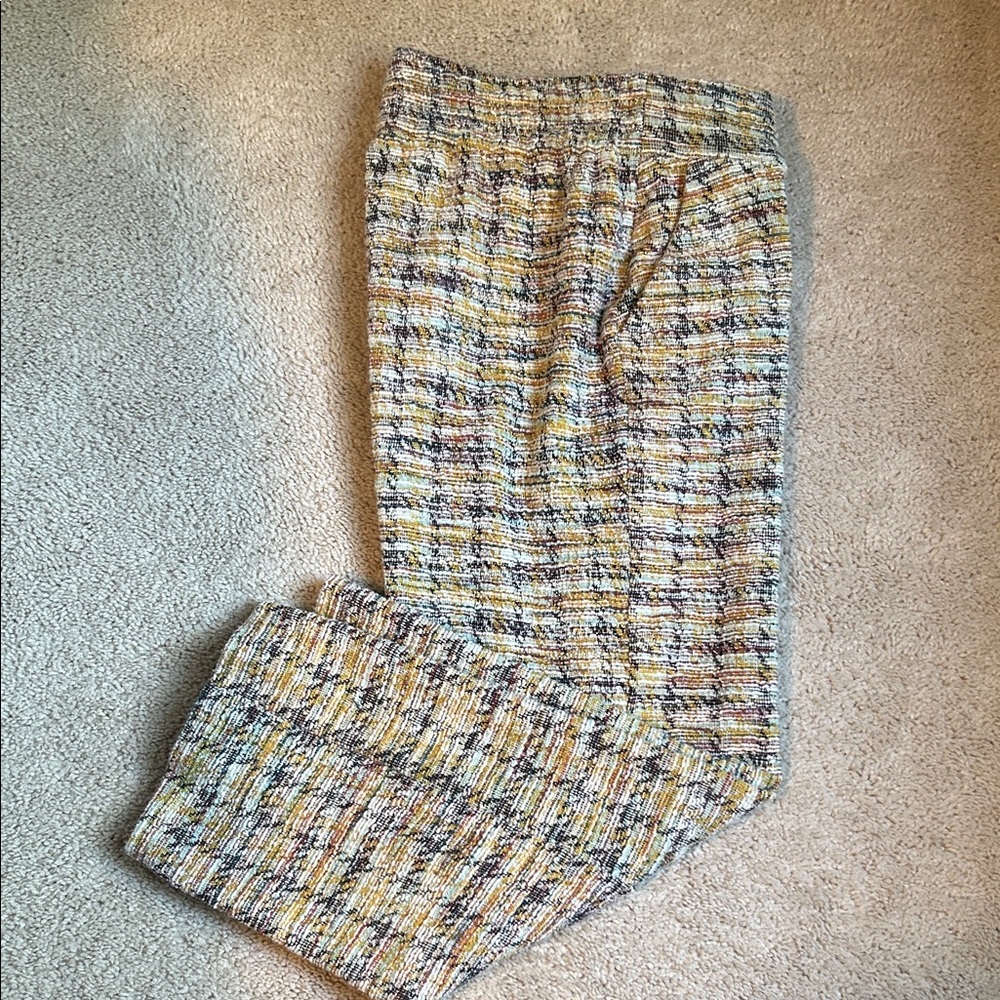 Liverpool Women's Multicolor Tweed Cropped Pants